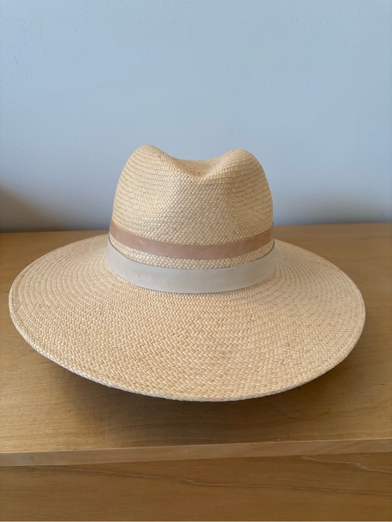 Janessa Leone Accessories - Janessa Leone Straw Wide-Brim Hat